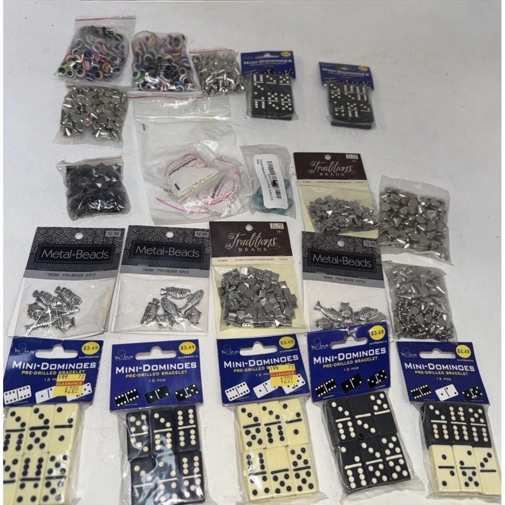 Jewelry Making  Bead Lot New Bulk  Variety - Each‎ (21Packs) (SR260)